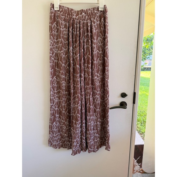 Manaola Pants - Kinolau manaola collection wide leg pants lei print Hawaii lole